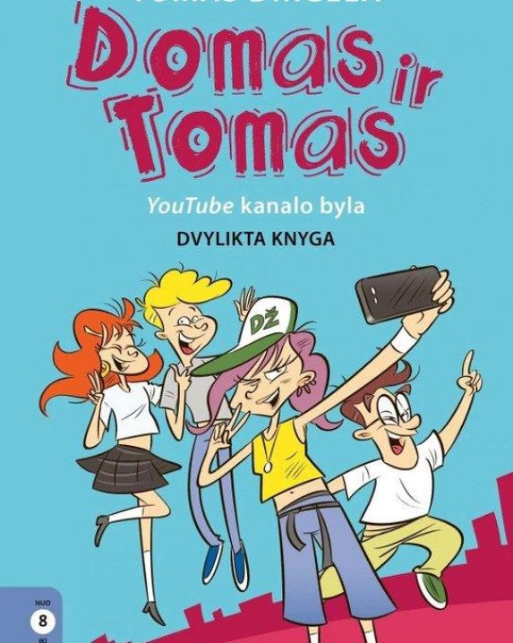 "Domas ir Tomas, 12 knyga. YouTube kanalo byla"